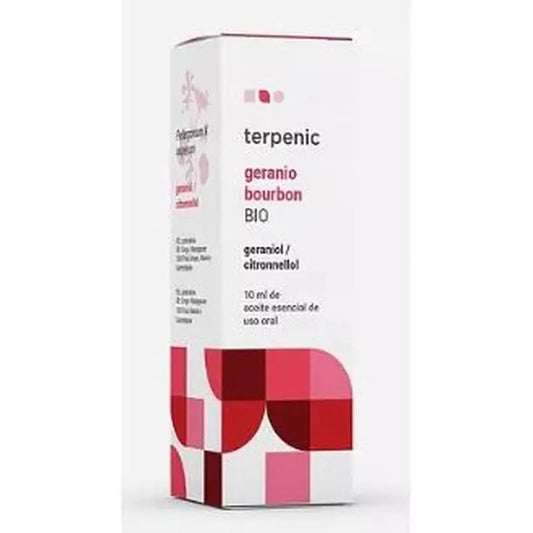 Terpenic Geranium Bourbon Essential Oil Bio 10Ml.