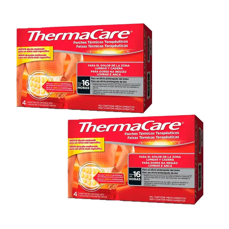 Thermacare Lendenwirbel, Packung 2 x 4 Stück