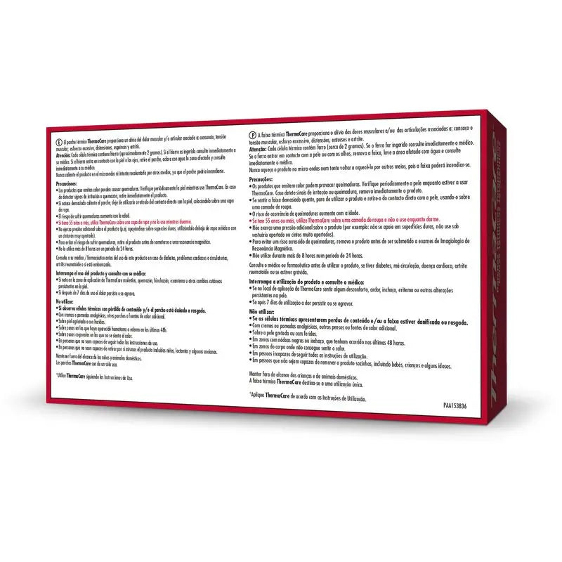 Thermacare Lendenwirbel-Heizkissen, 2 Stück.