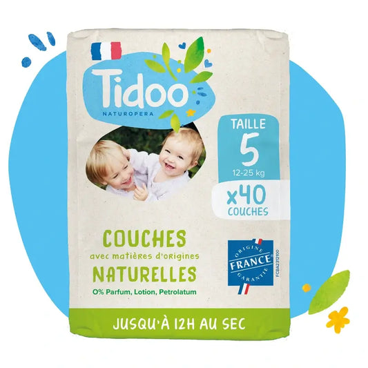 Tidoo Windeln Größe 5 12/25 Kg Eco , 40 Stück