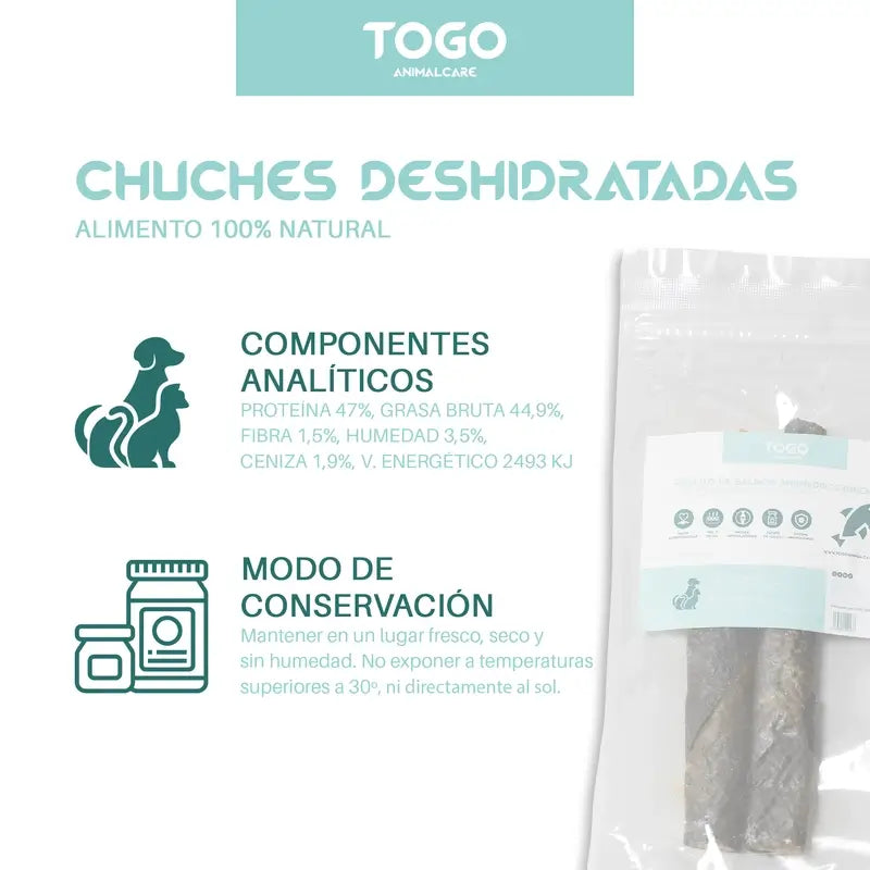 Togo Snack Naturlachsröllchen, 3er-Pack