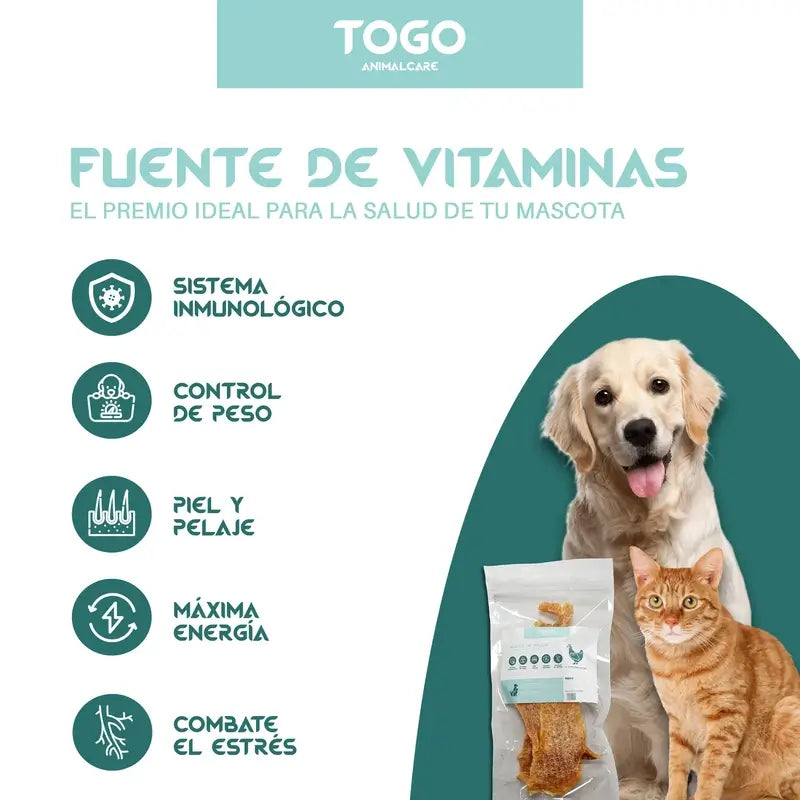 Togo Snack Natural Chicken Strips, 3er-Pack