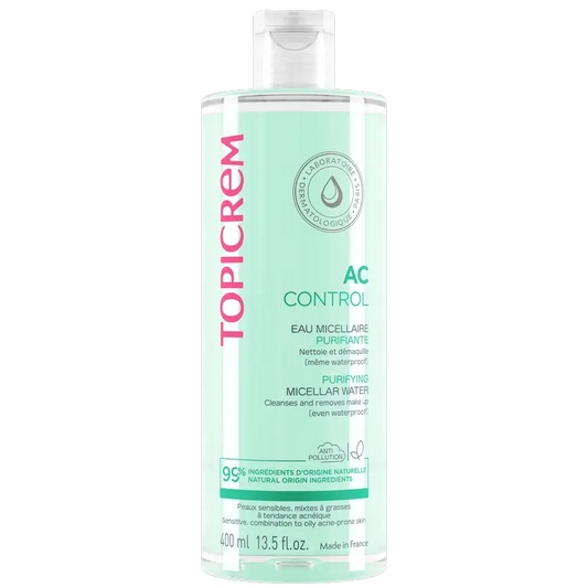 Topicrem Ac Control Reinigendes Micellarwasser, 400 ml
