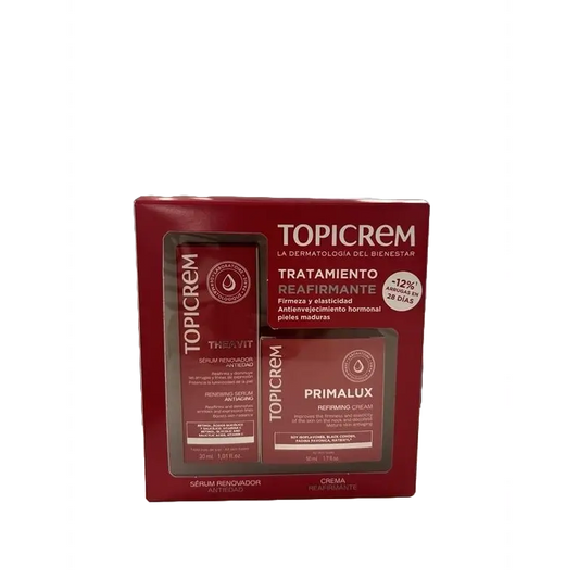 Topicrem Anti-Ageing Theavit Serum 30 Ml + Primalux Creme 50 Ml 15%.