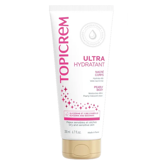 Topicrem Ultra-feuchtigkeitsspendende Perlglanz-Körpermilch 200 ml