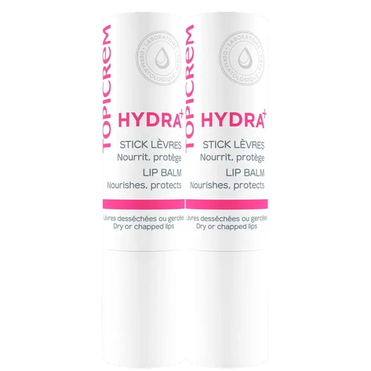 Topicrem Hydra+ Ultra-Feuchtigkeitsspendender Lippenbalsam Duo Pack 4 G 2. Einheit 50%.