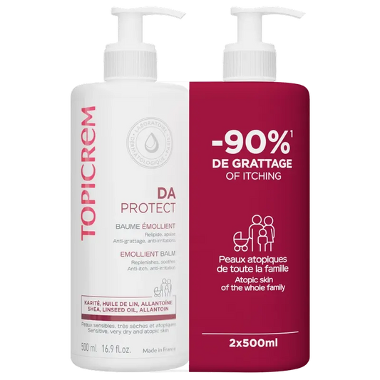 Topicrem Duo Pack Da Protect Emollient Balm 500 Ml 2. Einheit 50%.