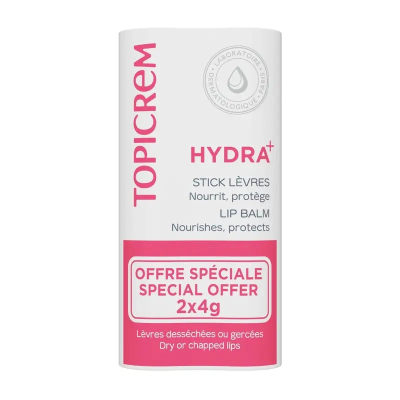 Topicrem Pack Topicrem Duo H+ Lippenbalsam, 2x4 gr