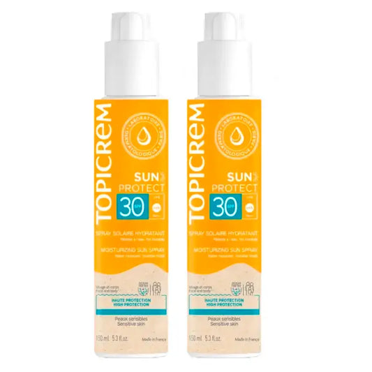 Topicrem Sun Protect Spray LSF 30, 2er-Pack à 150 ml