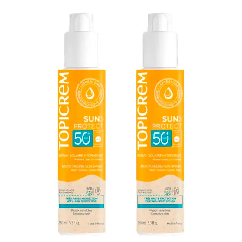 Topicrem Sun Protect Spray LSF 50+, 2er-Pack à 150 ml