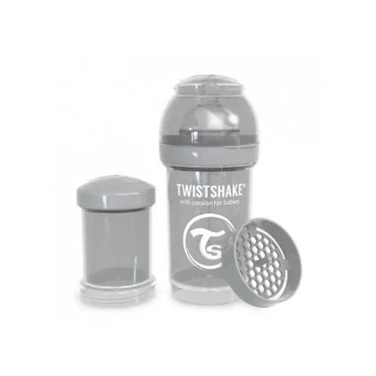 Twistshake Anti-Colic Bottle Grey , 180 ml