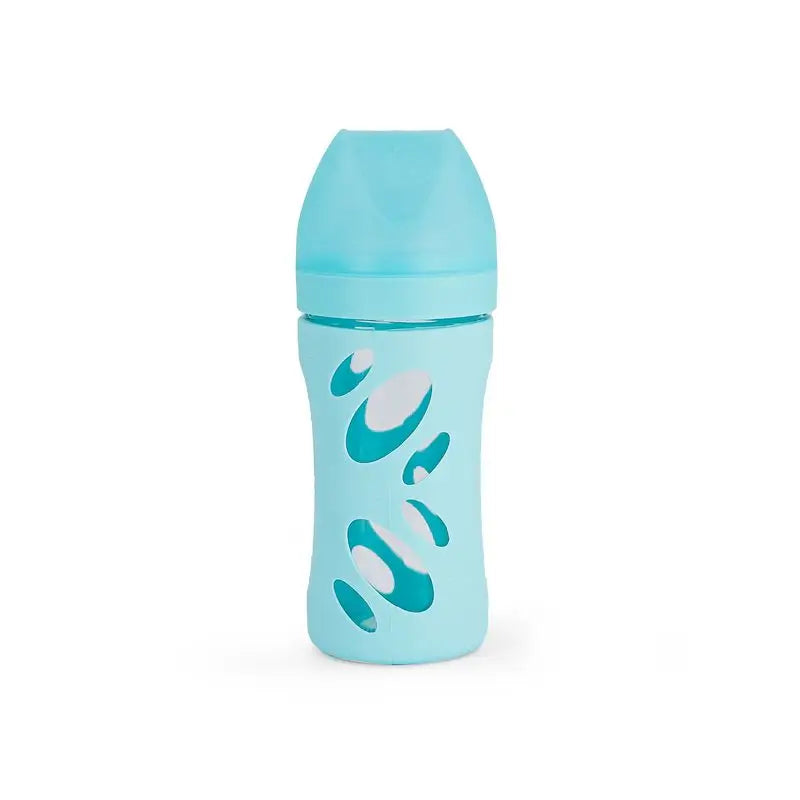 Twistshake Anti-Kolik Glas Blau , 260 ml