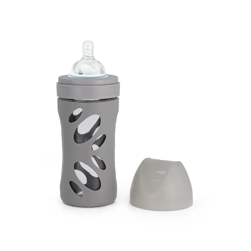 Twistshake Anti-Colic Glas Grau , 260 ml