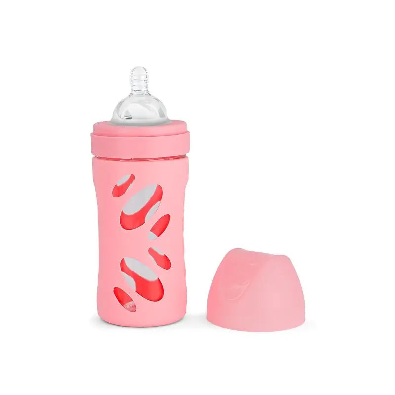 Twistshake Anti-Colic Glas Rosa , 260 ml