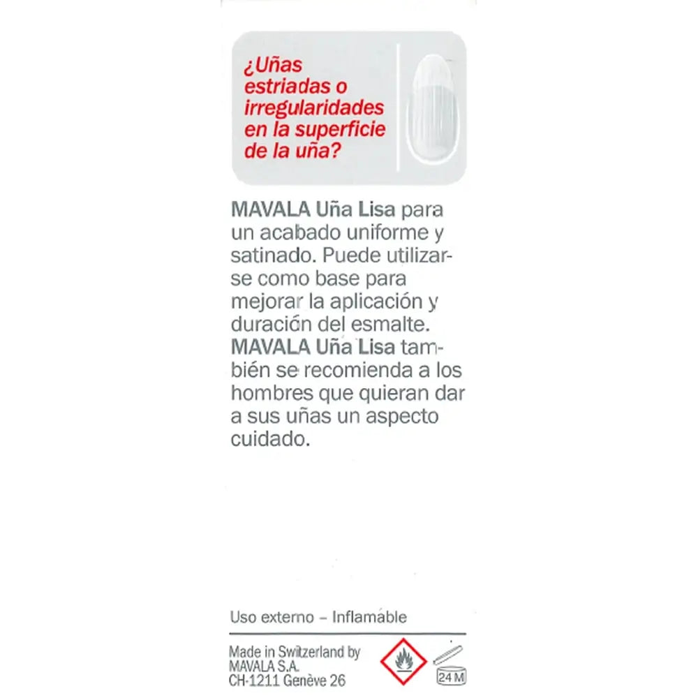 Mavala Glatter Nagel 10 ml