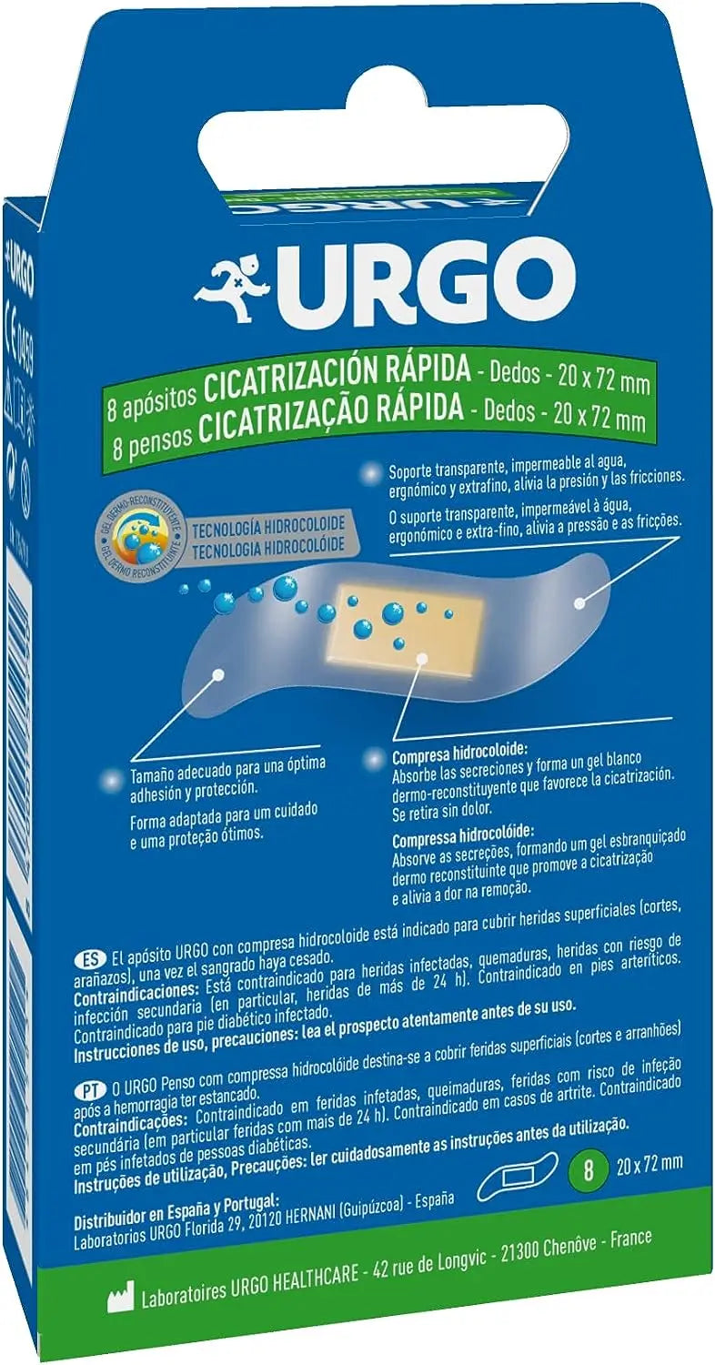 Urgo Rapid Healing Dressing, 8 Verbände