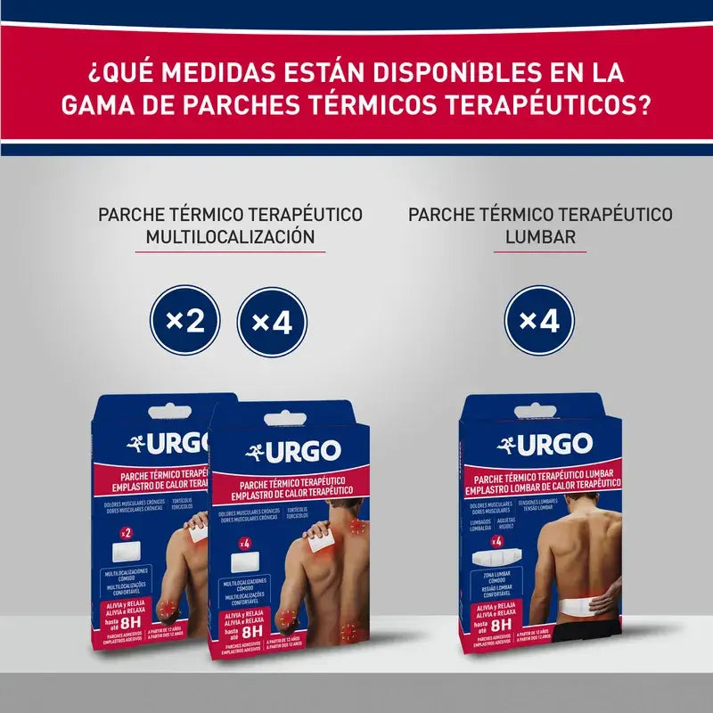 Urgo Therapeutisches Wärmepflaster, 4 Stück