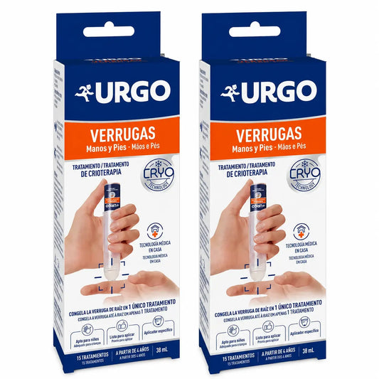 Urgo Warzen Kryotherapie – Flasche 38 ml, 15 Anwendungen, 2er-Pack