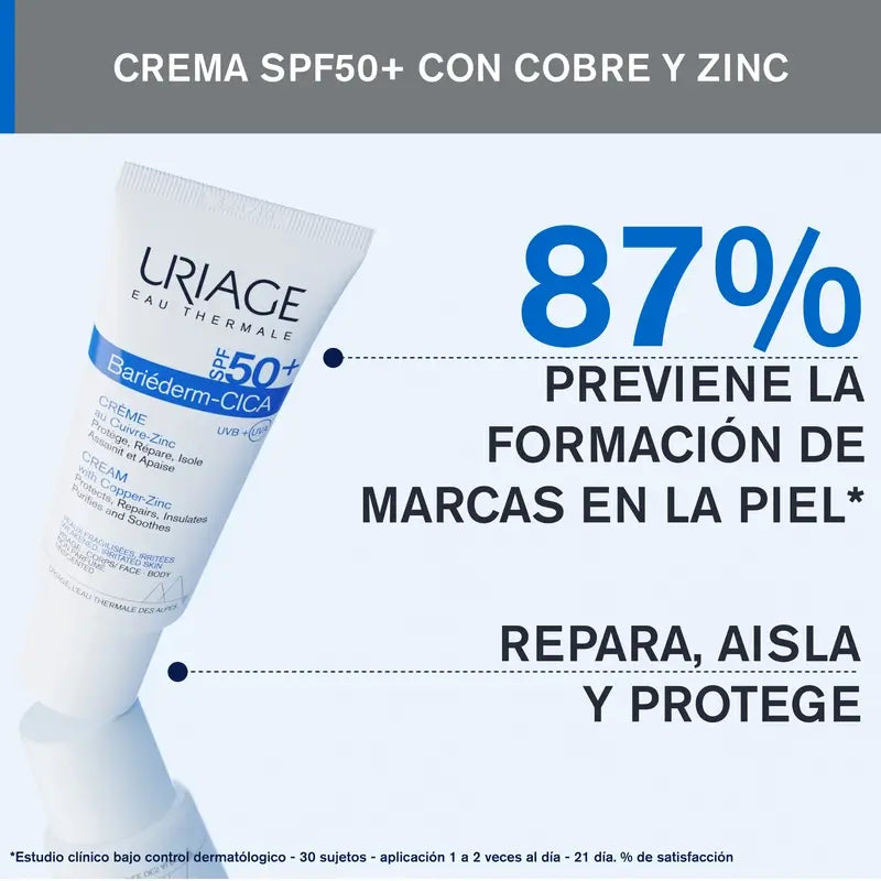 Uriage Bariéderm Cica Creme SPF 50+ 40 ml