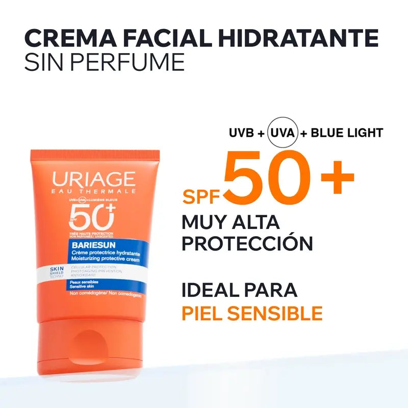 Uriage Bariésun Unparfümierte Creme Spf50+, 50 ml