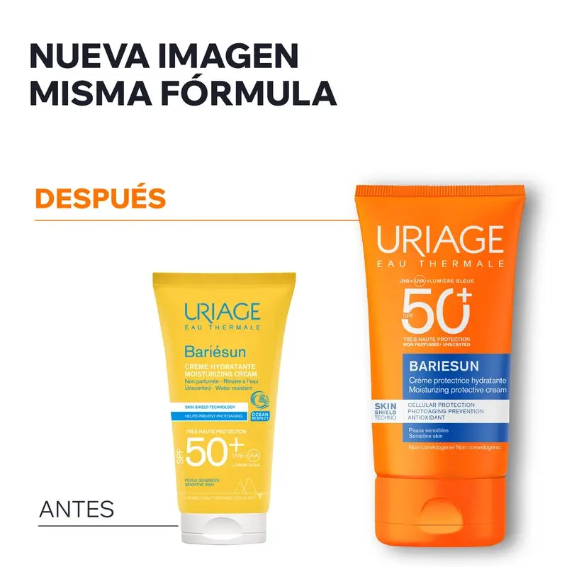 Uriage Bariésun Unparfümierte Creme Spf50+, 50 ml