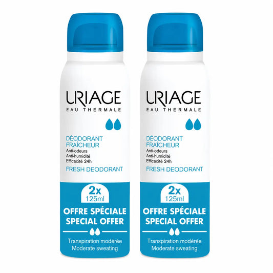 Uriage Sonderangebot: Deodorant „Frescor“, 125 × 2 ml, 2er-Pack