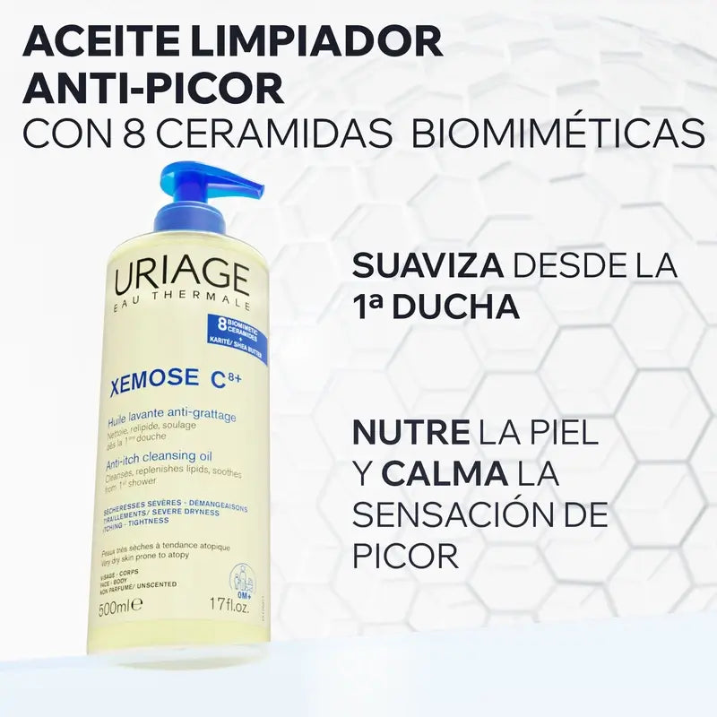 Uriage Xemose C8+ Anti-Juckreiz-Reinigungsöl 500ml