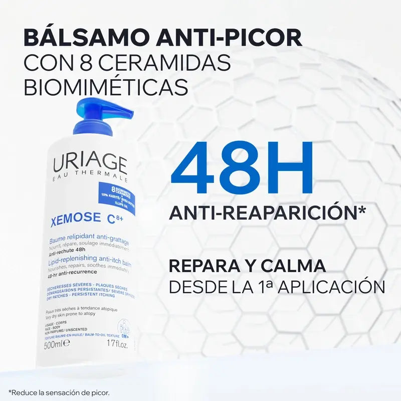 Uriage Xemose C8+ Relipidisierendes Anti-Juckreiz-Balsam 500ml