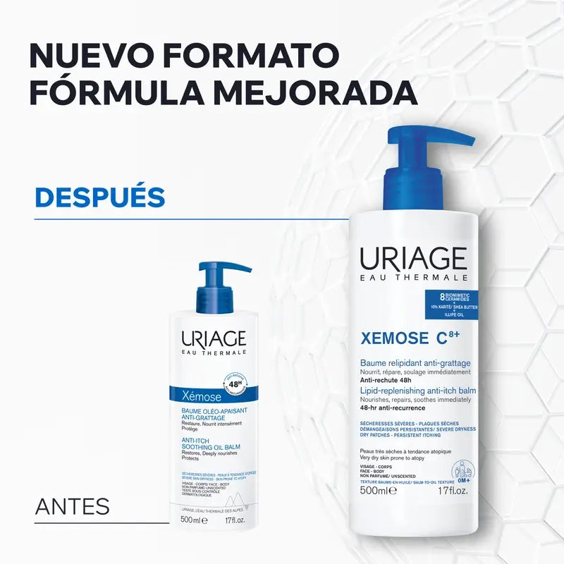 Uriage Xemose C8+ Relipidisierendes Anti-Juckreiz-Balsam 500ml