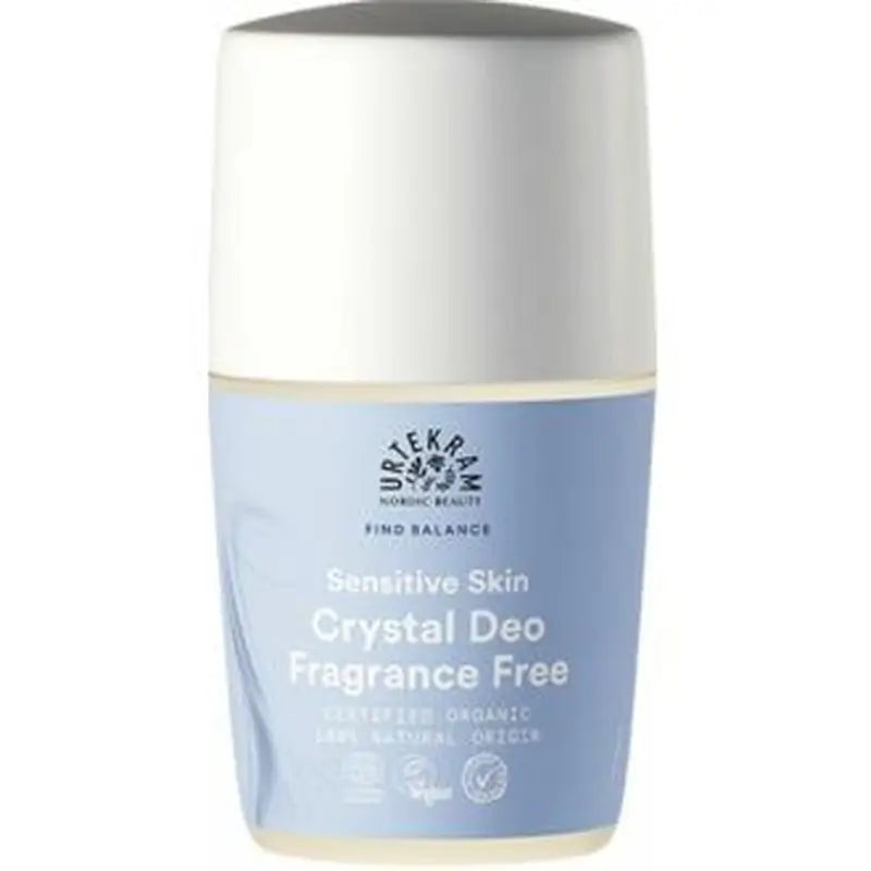 Urtekram Fragance Free Mineral Deodorant Roll-On 50Ml.