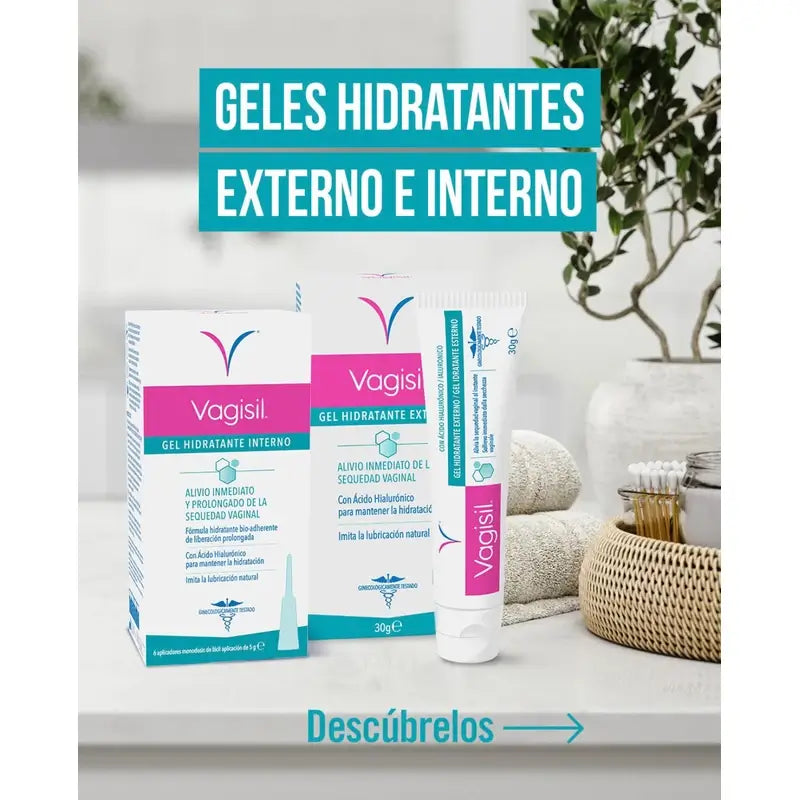 Vagisil Feuchtigkeitsgel für den Innenbereich 6 Applikatoren 5 ml
