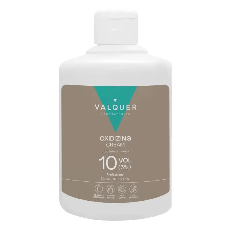 Valquer Wasserstoffperoxid 10 Vol (3 %) - Professionelles Haar-Oxidationsmittel , 500 ml