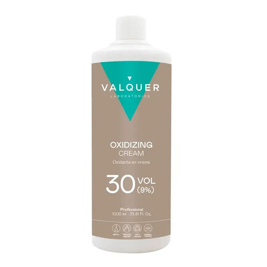 Valquer Agua Oxigenada 30 Vol (9%) - Professionelles Haar-Oxidationsmittel , 1 L