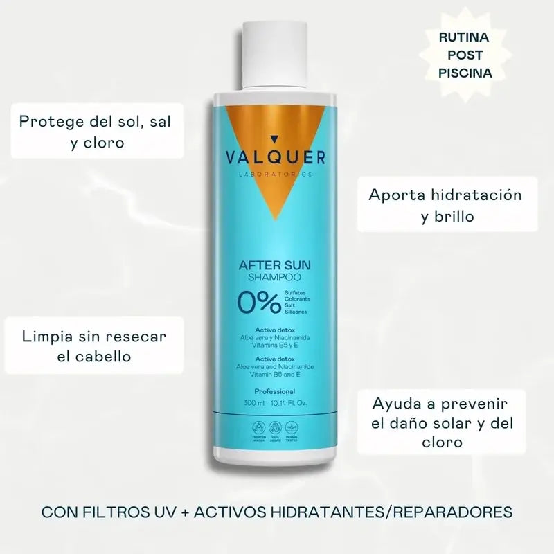 Valquer Sonnenschutz-Shampoo für die Haare, 300 ml