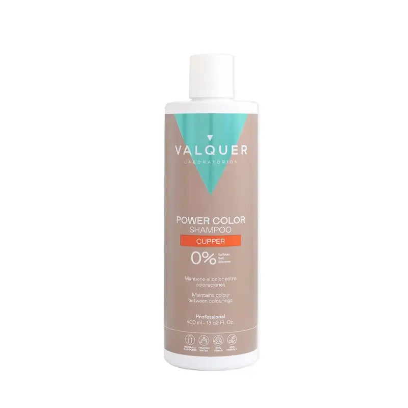 Valquer Kupferfarben Shampoo - Power Color , 400 ml