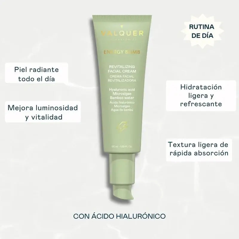 Valquer Energy Bomb Revitalisierende Gesichtscreme, 50 ml