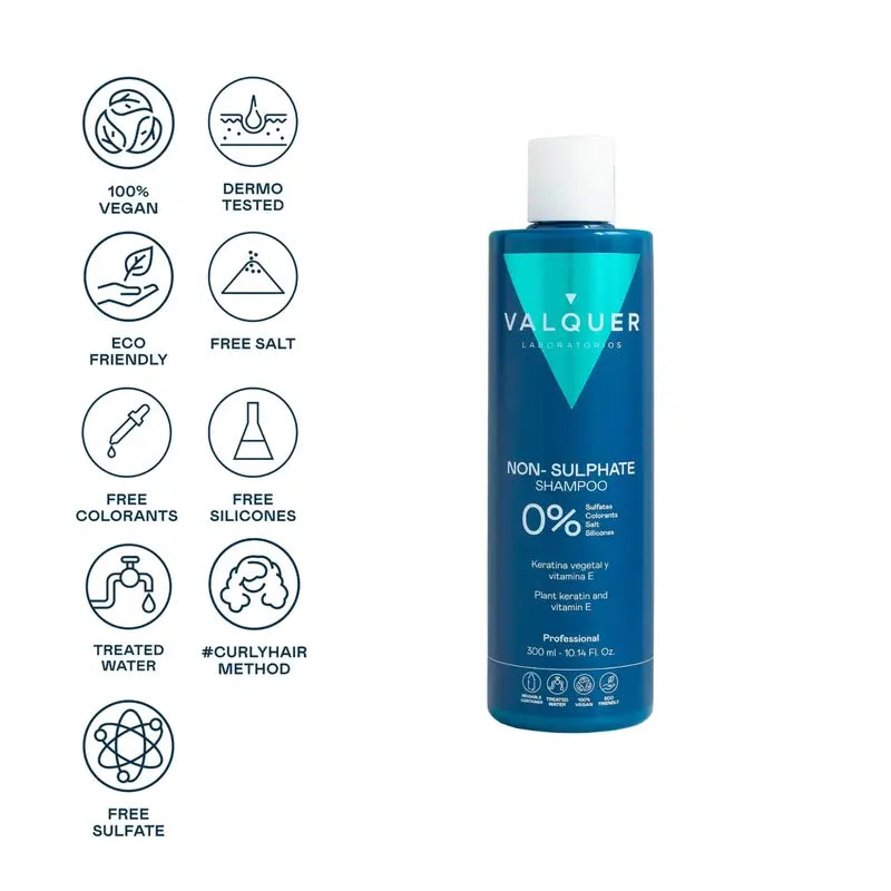 Valquer Haarpflege Sulfatfreies Shampoo, 300 ml