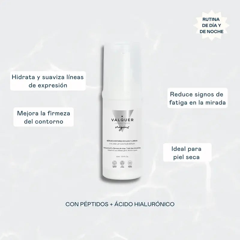 Valquer Origins Augen- und Lippenkontur-Serum, 30 ml