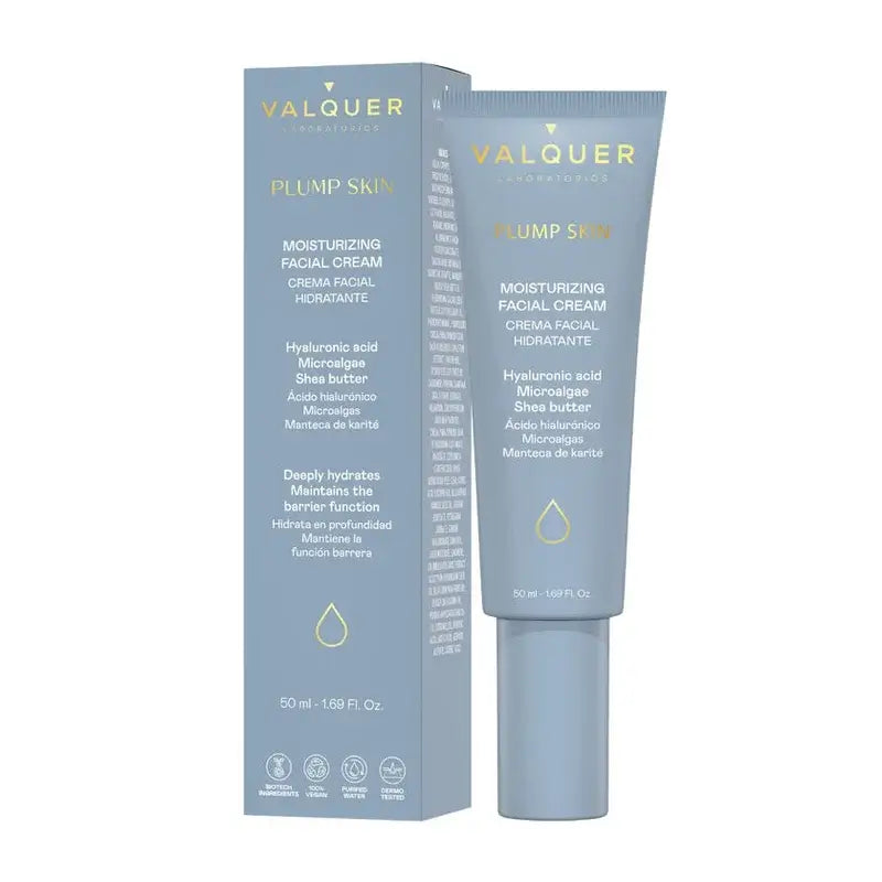 Valquer Plump Skin Feuchtigkeitsspendende Gesichtscreme, 50 ml
