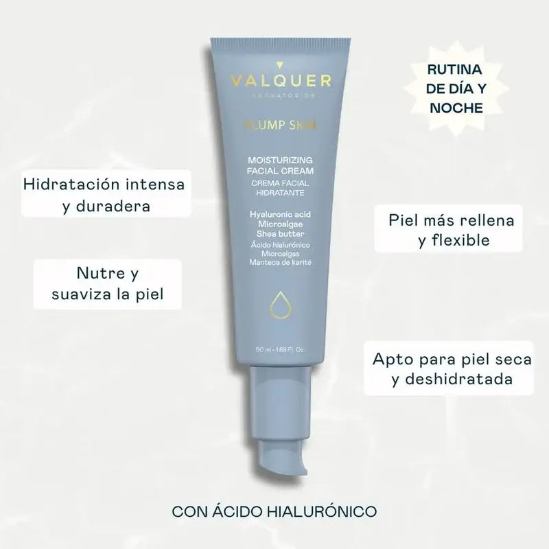 Valquer Plump Skin Feuchtigkeitsspendende Gesichtscreme, 50 ml