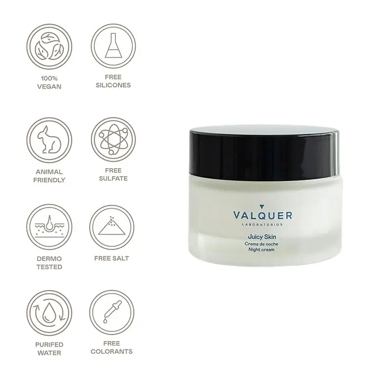 Valquer Skin Care Feuchtigkeitsspendende Nachtcreme, 50 ml