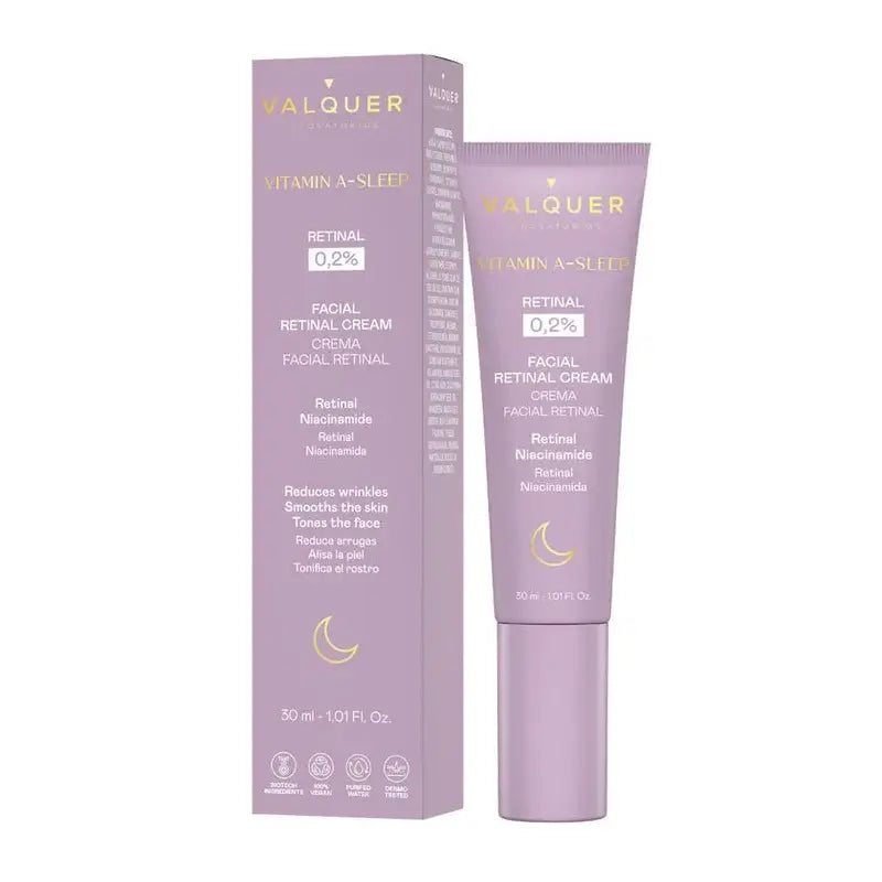 Valquer Vitamin A-Sleep Retinal-Gesichtscreme 0,2 %, 30 ml