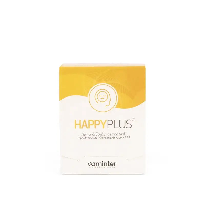 Vaminter Happy Plus Safran + Scutellaria + Mg Emotionales Gleichgewicht, 60 Kapseln