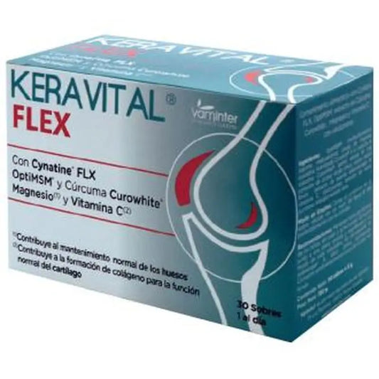 Vaminter Keravital Flex Pain/Inflammation Curcuma+Msm+Krtn Flx, 30 Envelopes