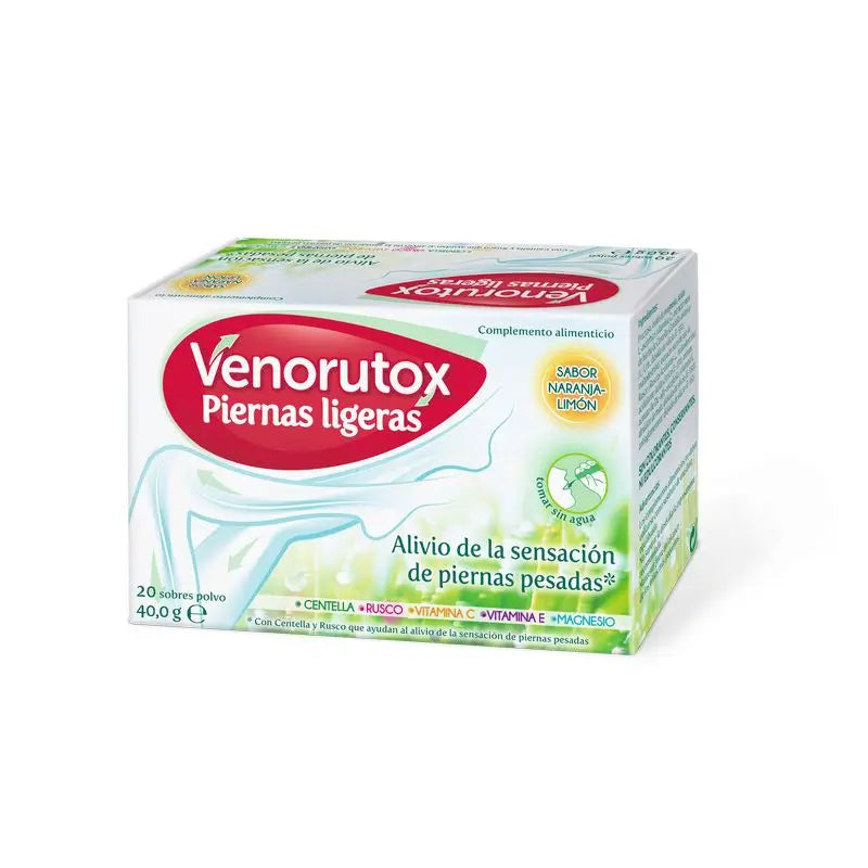 Venorutox Leichte Beine 20 Portionsbeutel Orange-Zitrone