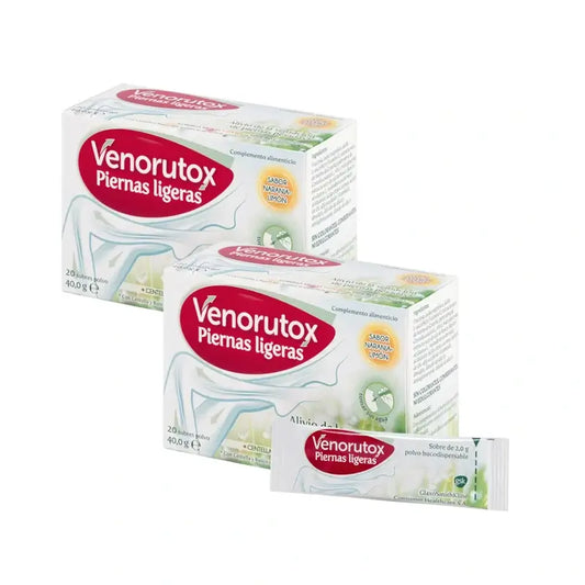 Venorutox Leichte Beine Orange-Zitrone, 2X20 Sachets