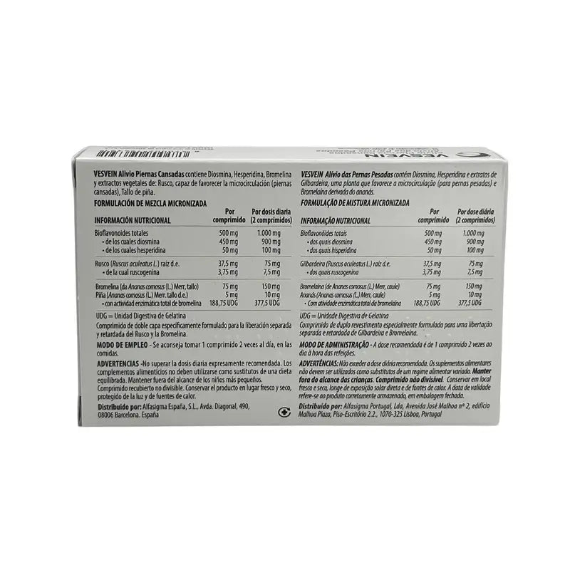 Vesvein – Linderung bei müden Beinen, 30 Tabletten
