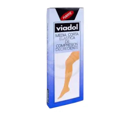 VIADOL Short stocking strong beige size large