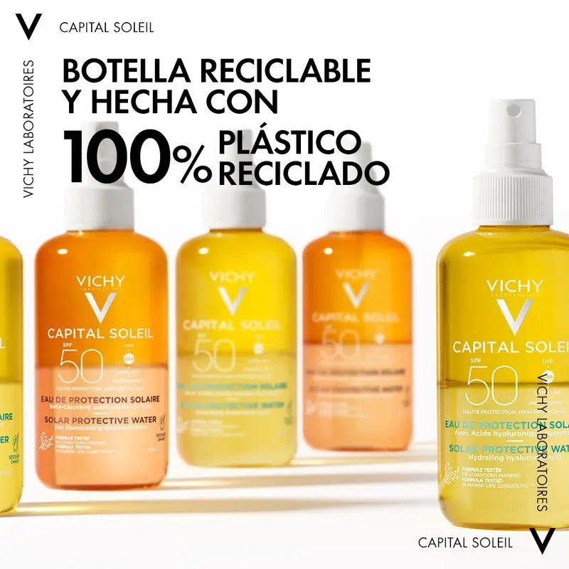 Vichy Capital Soleil Schützende Sonnencreme Sonnenschutz SPF 50 Radiance, 200 ml