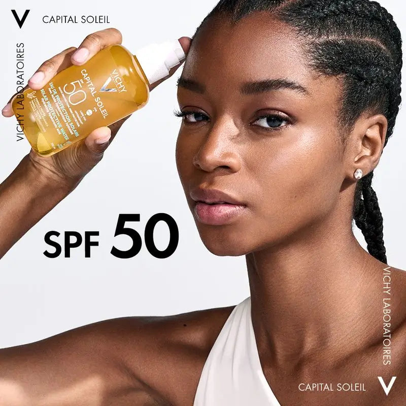 Vichy Capital Soleil Schützende Sonnencreme Sonnenschutz SPF 50 Radiance, 200 ml